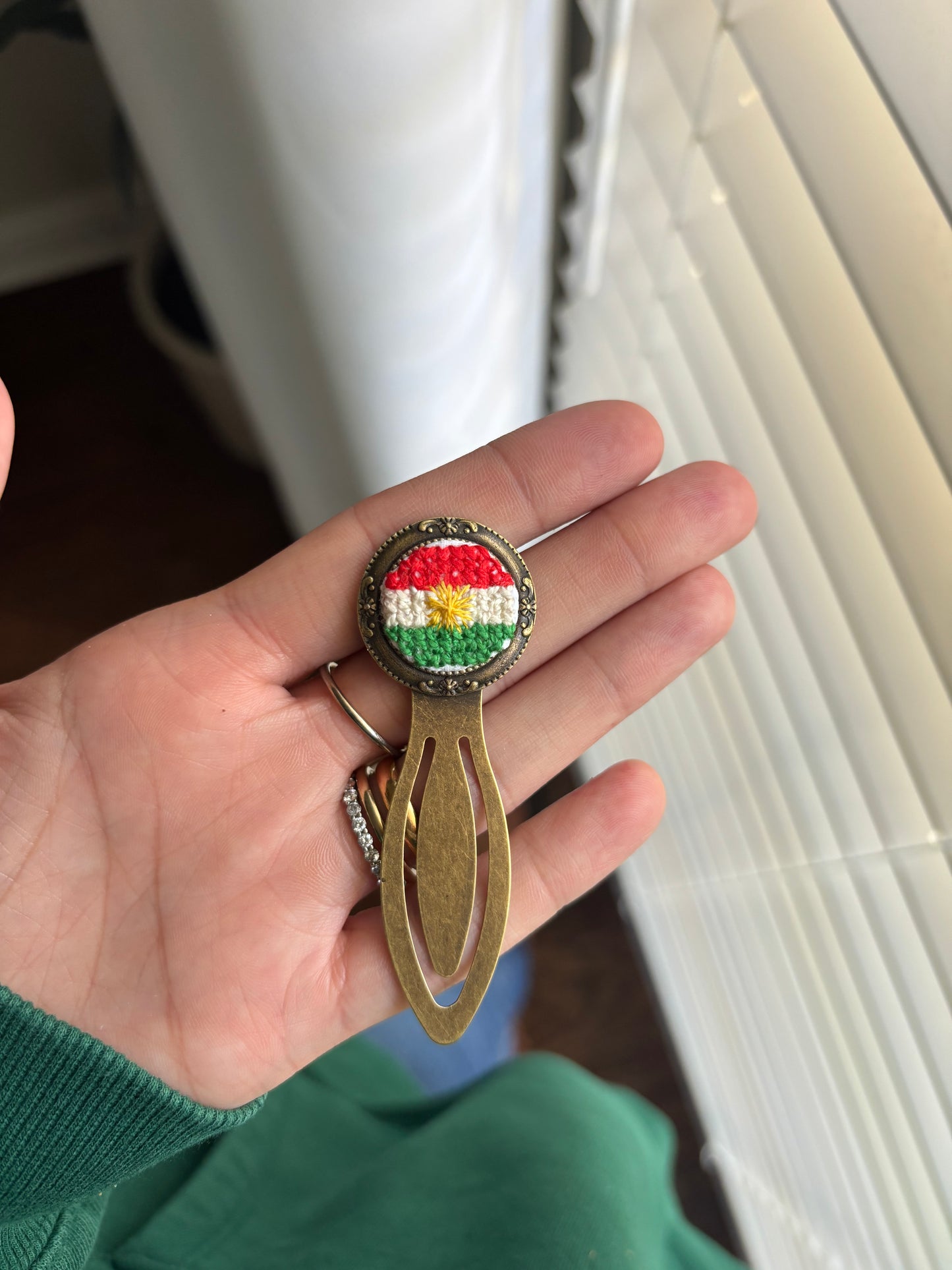 Hand Embroidered Bookmark