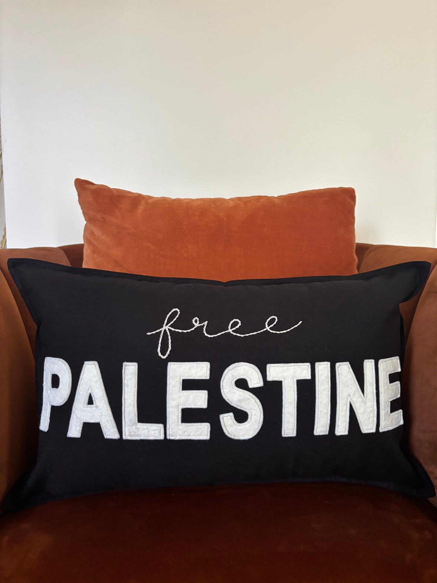 Free Palestine Throw Pillow