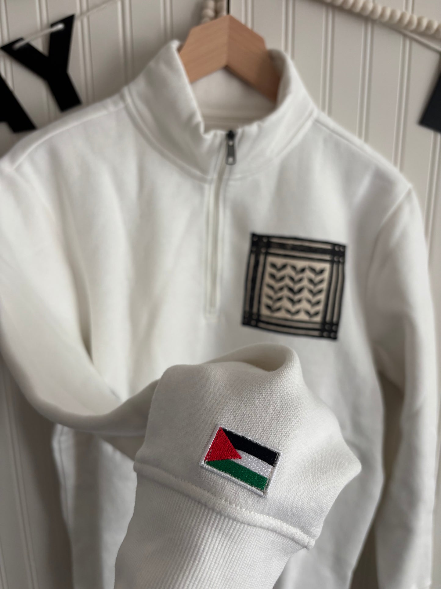 Keffiyeh Quarter Zip
