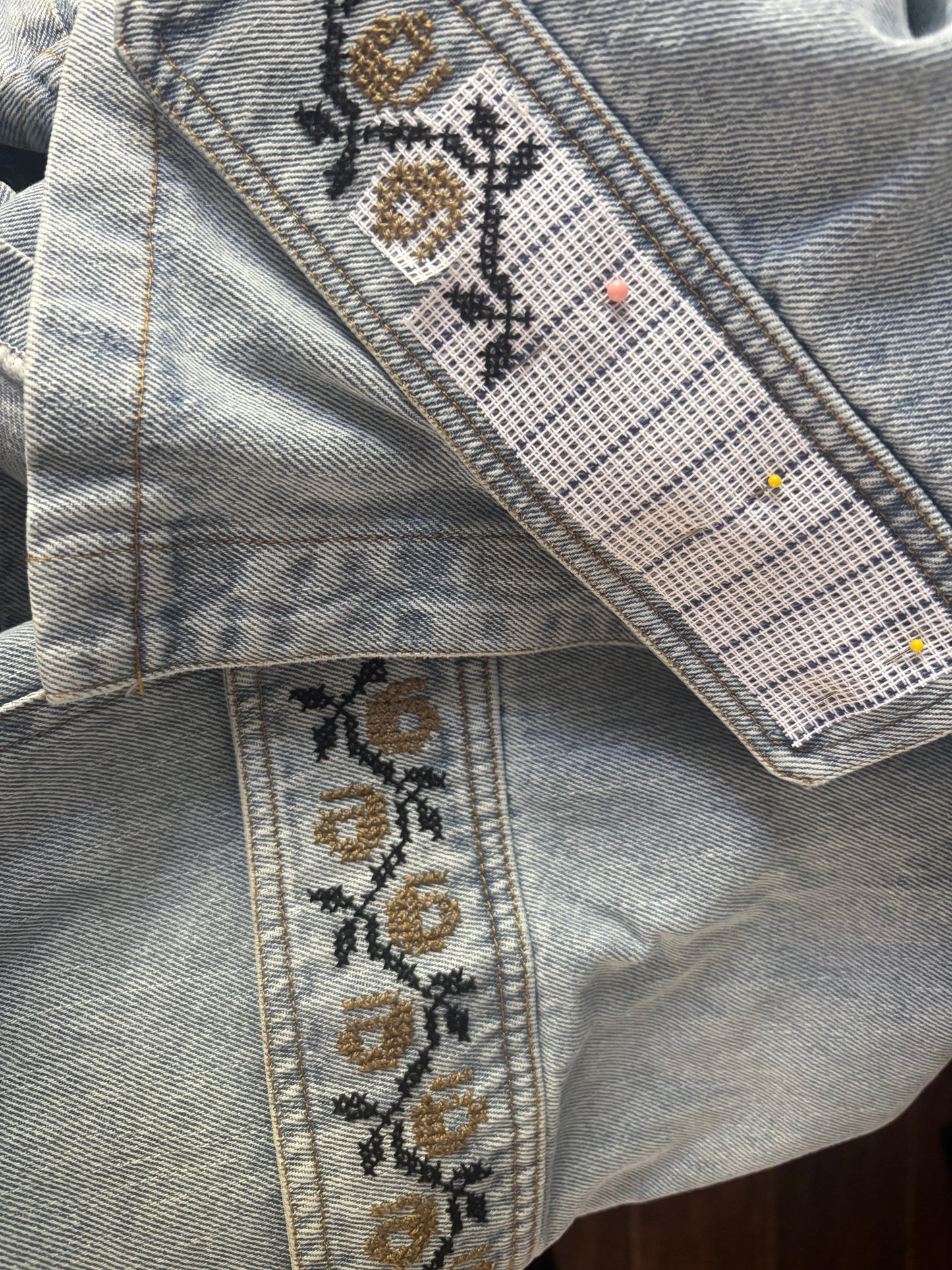 Orange Blossom Hand Tatreez Jacket