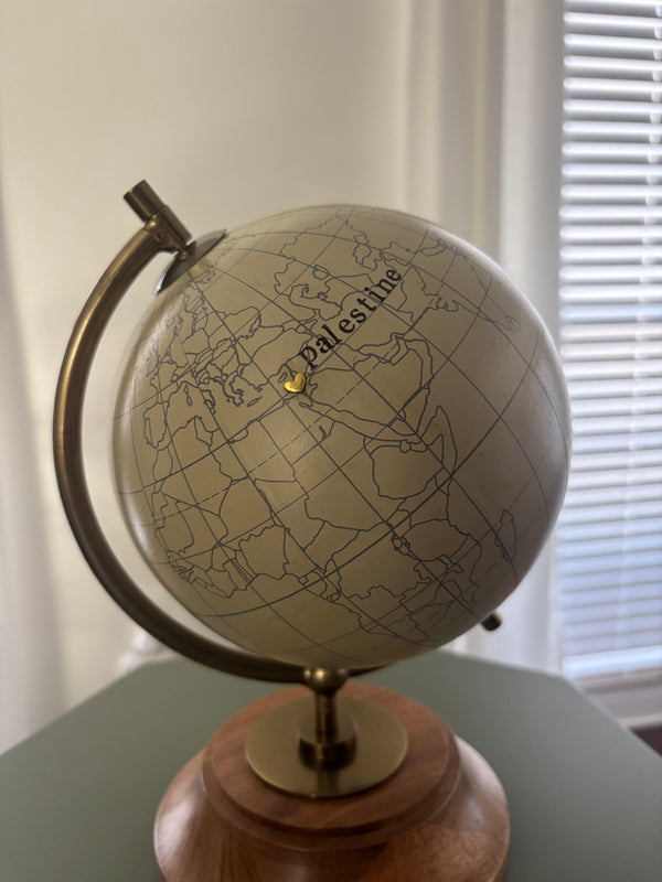 Palestine Desktop Globe