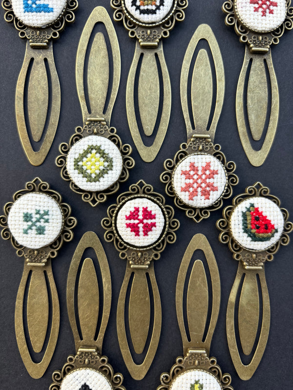 Hand Embroidered Bookmark