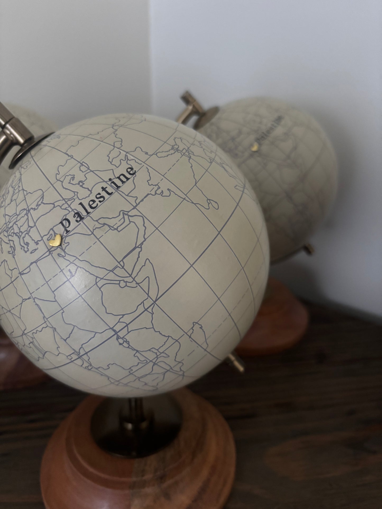 Palestine Desktop Globe