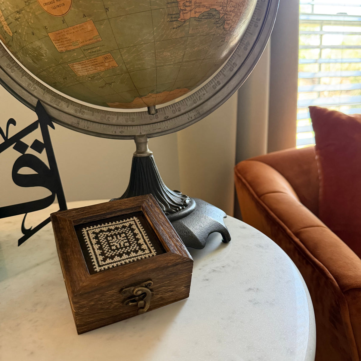 Tiny Tatreez’ed Trinket Box